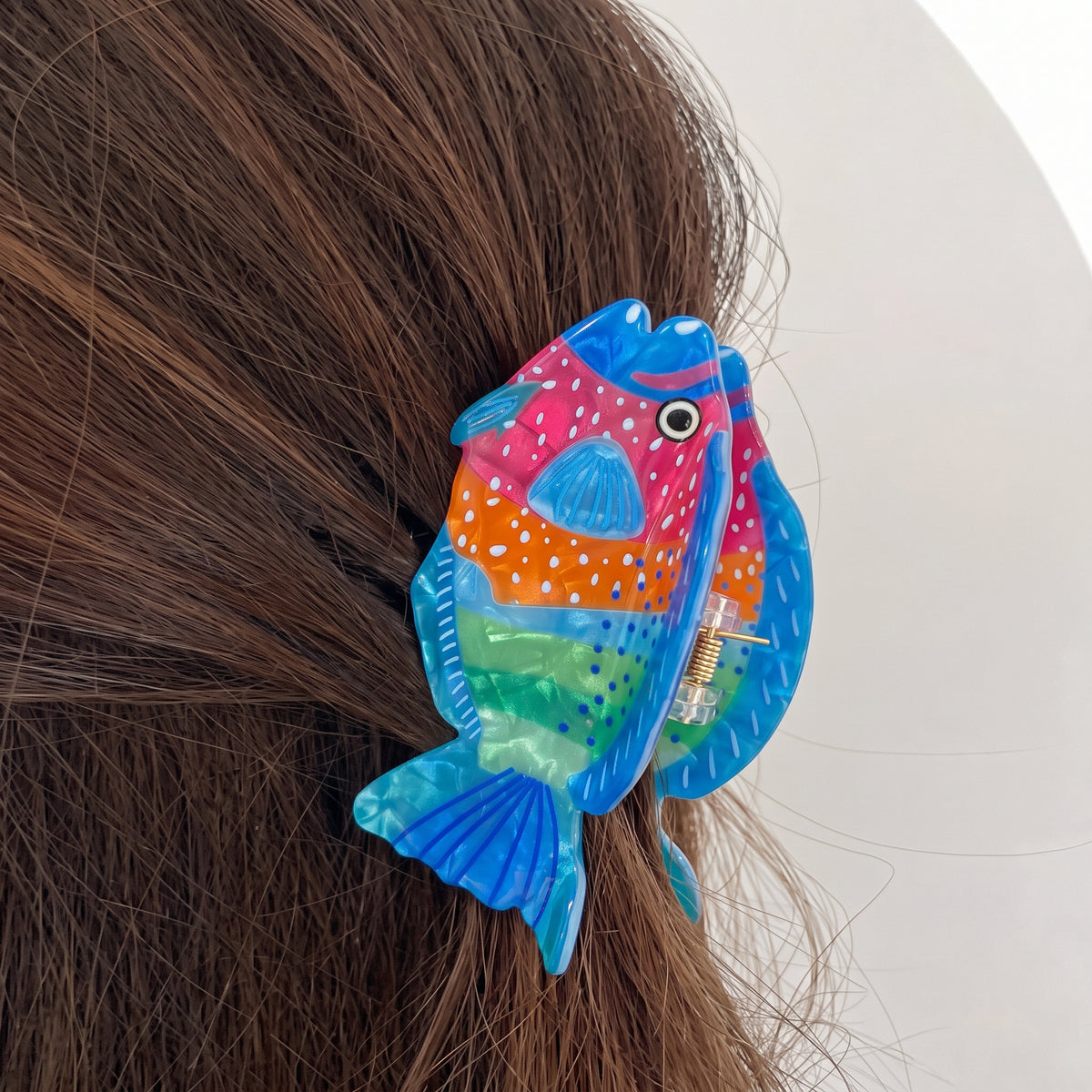 Clip Pinza Pez Exótico Multicolor - Acuático Coral