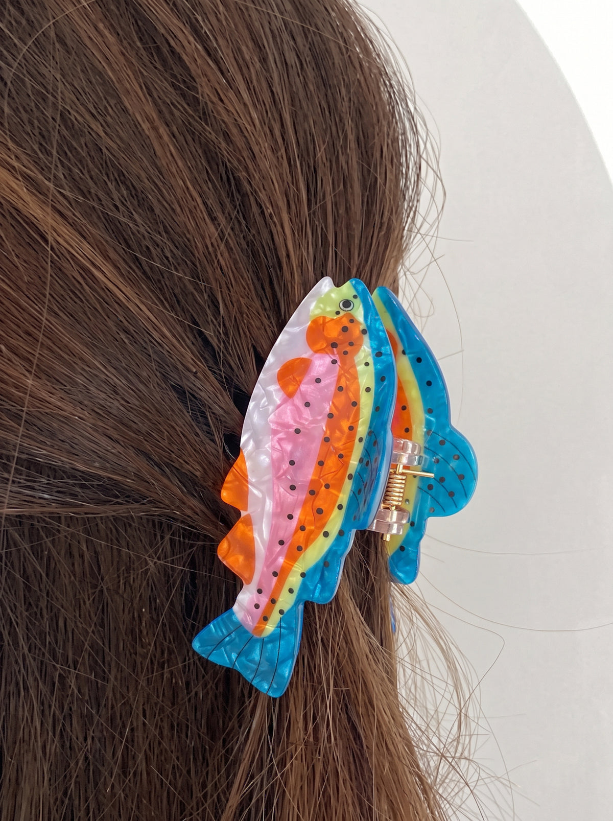 Clip Pinza Pez Trucha Arcoíris