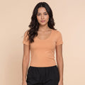 Blusa Básica Cuello Redondo Toffe