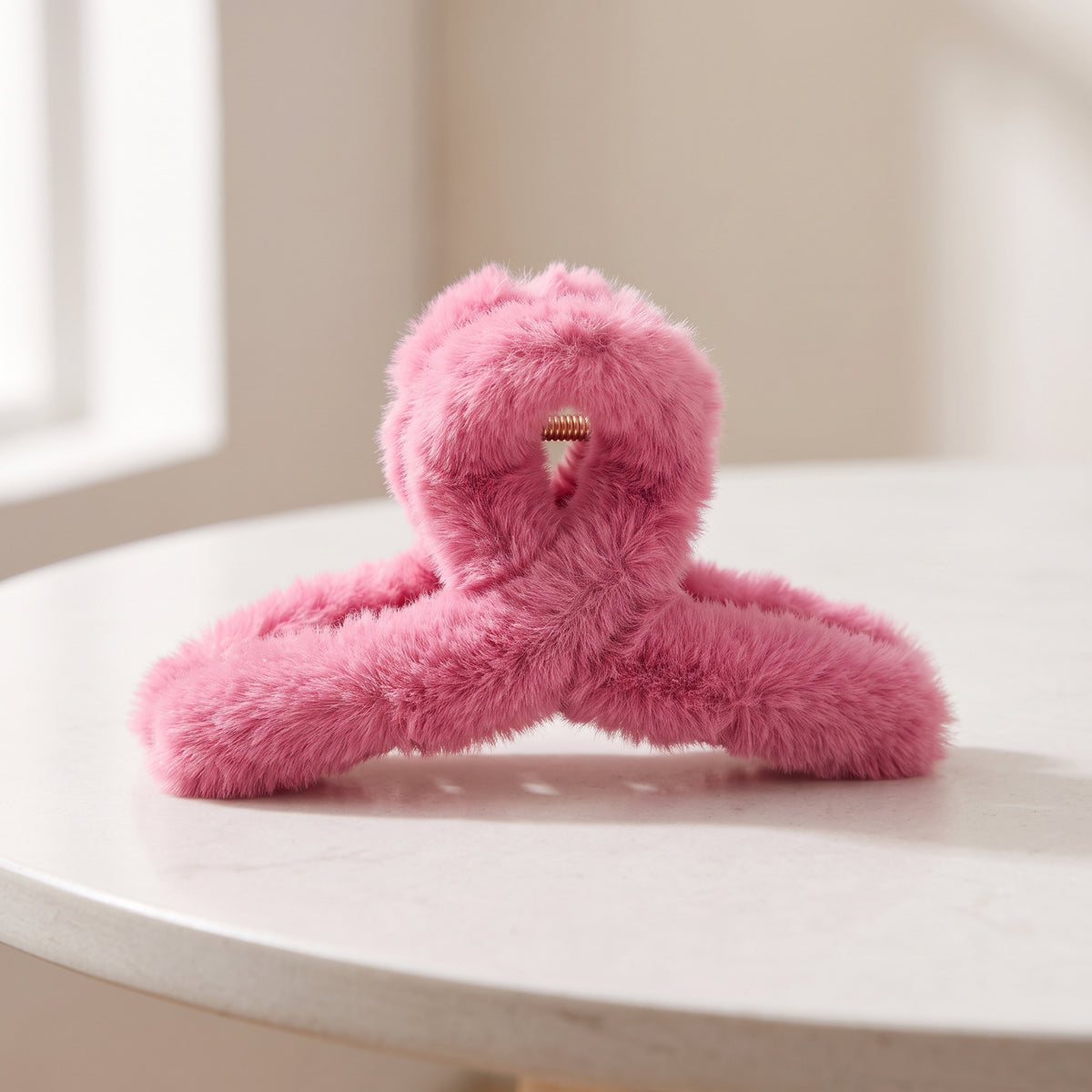 Pinza Peluche Miss Sparkling - Estilo Suave Mauve