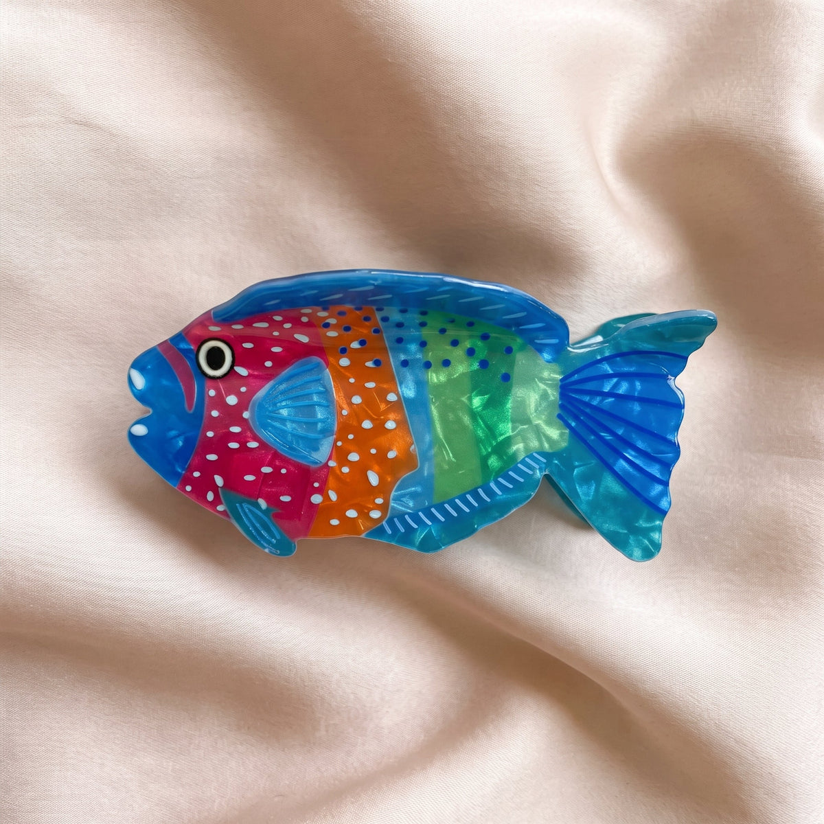 Clip Pinza Pez Exótico Multicolor - Acuático Coral