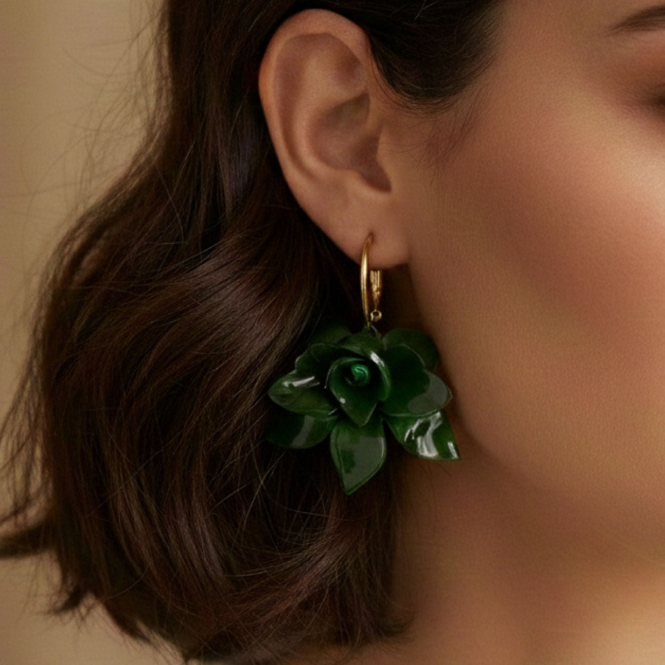 Aretes Orquídea Bosque