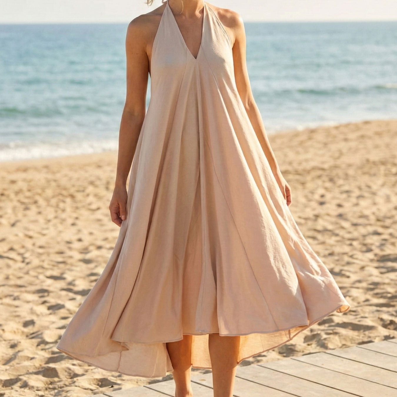 Vestido La Palma Sand