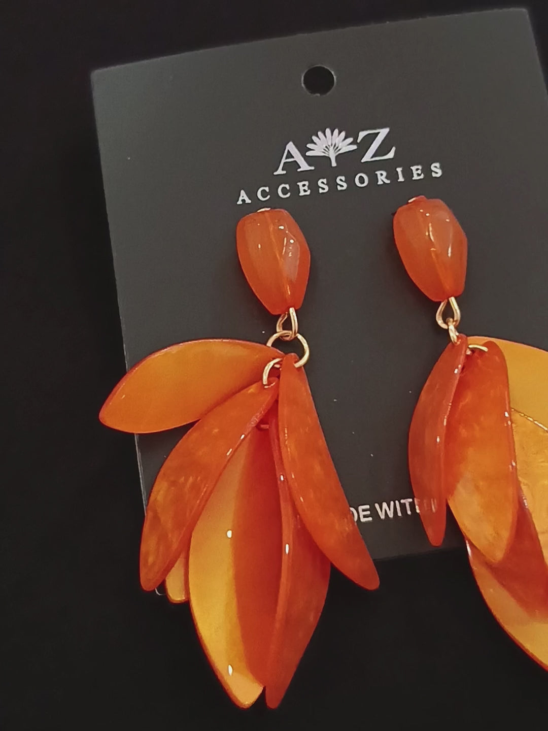 Aretes Cascada Ambarina